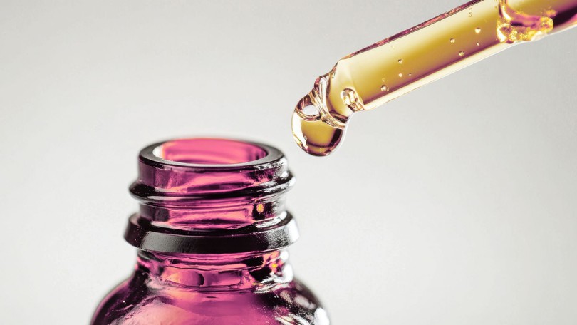 Oil dropper bottle canva